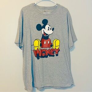 Mickey Mouse Gray Short Sleeve Tee
